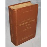 Wisden Cricketers' Almanack 1927. 64th edition. Original hardback. Minor wear to board extremities