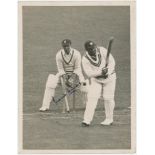 Leslie Ethelbert George Ames. Kent & England 1926-1951. Original sepia press photograph of Les