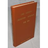 Wisden Cricketers' Almanack 1881. Willows softback reprint (1985) in light brown hardback covers