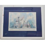 Hugh Cushing. Four limited edition prints from original watercolours by Cushing. Titles are '