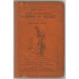 'John Lawrence's Handbook of Cricket in Ireland. First Number 1865-66'. Compiled and edited by J.T.