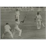 M.C.C. tour to South Africa 1938/39. 'Timeless Test'. Original sepia press photograph from the fifth