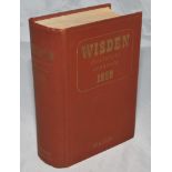 Wisden Cricketers' Almanack 1959. Original hardback. Odd minor faults otherwise in good