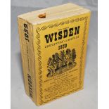 Wisden Cricketers' Almanack 1939. 76th edition. Original limp cloth covers. Odd minor faults