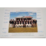 England tour of Fiji, New Zealand & Pakistan 1984. Official tour colour photograph of the England