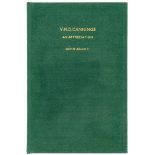 'V.H.D. Cannings. An Appreciation'. John Arlott. Boscombe Printing Co. 1958. Privately printed. 8