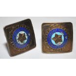 Board of Control for Cricket in India (B.C.C.I.). A pair of cufflinks produced in 1979 to