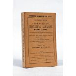 Wisden Cricketers' Almanack 1887. 24th edition. Original paper wrappers. Replacement spine paper.