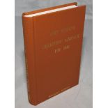 Wisden Cricketers' Almanack 1890. Willows softback reprint (1990) in light brown hardback covers