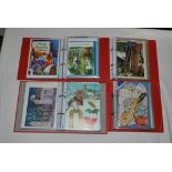 Cricket greetings cards. Ten files comprising a large selection of over two hundred and fifty modern