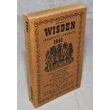 Wisden Cricketers' Almanack 1946. Original limp cloth covers. Minor age toning to spine otherwise in