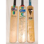 England circa 1982. Gunn & Moore cricket bat signed to face by the England team. Twelve signatures