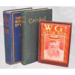 W.G. Grace. Three titles by or about Grace. 'Cricket'. W.G. Grace. Bristol 1891. Handwritten