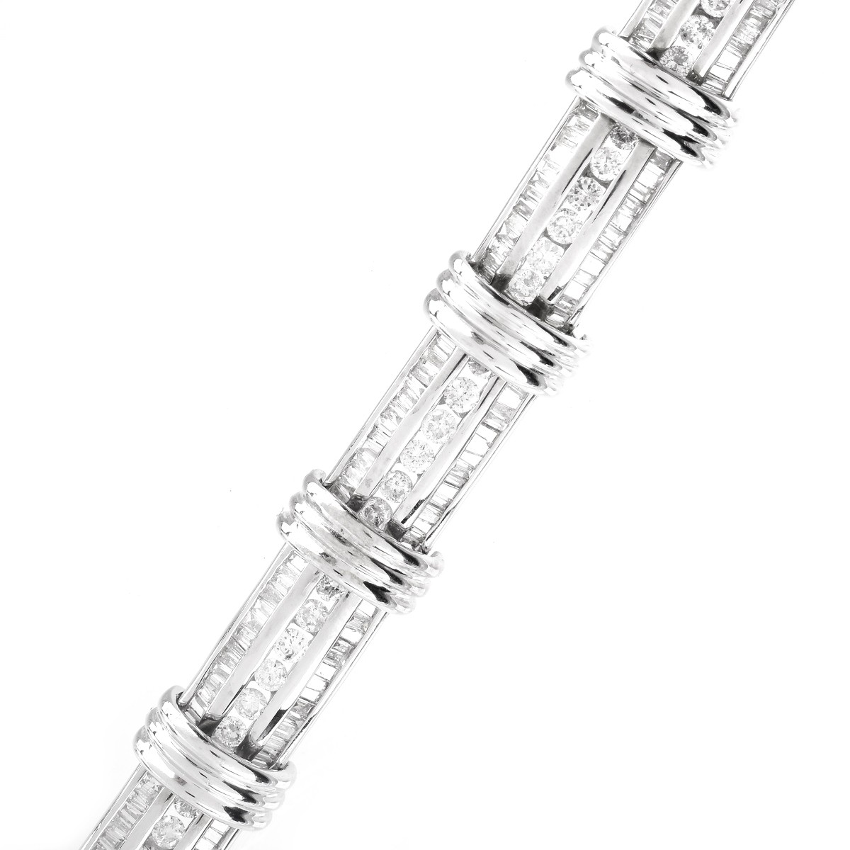 Man's Diamond and 18K Gold Bracelet - Image 3 of 6