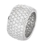 Cartier style Diamond Eternity Band