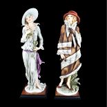 Two (2) Giuseppe Armani Polychrome Figurines