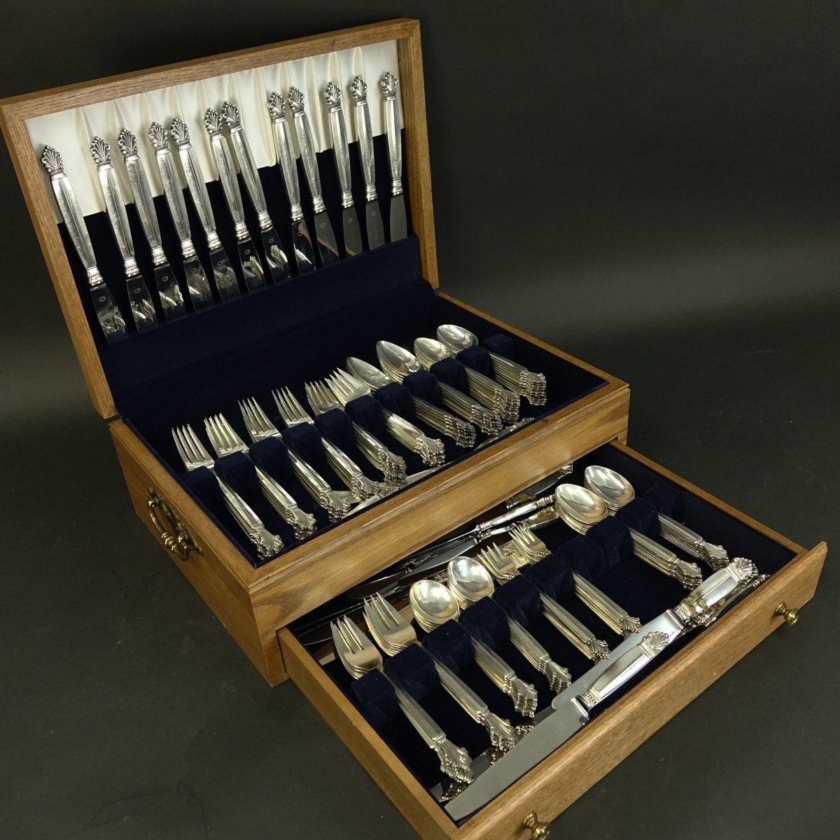 156 Pieces Georg Jensen Acanthus Flatware - Image 3 of 3