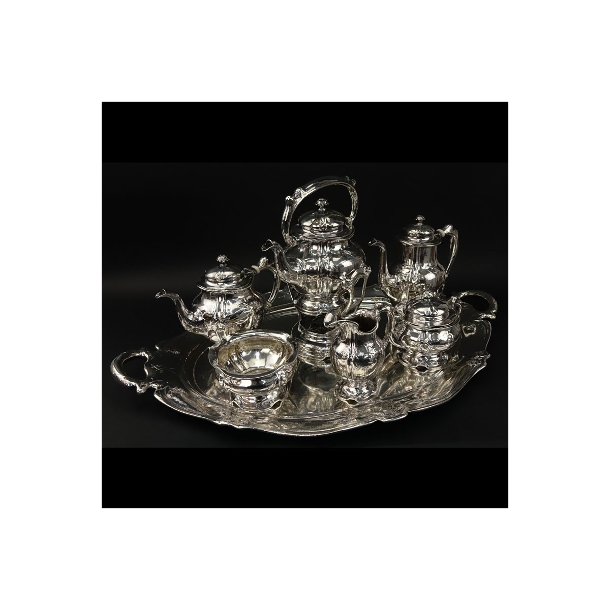 Gorham Martele Silver Coffee Service