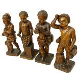 Four (4) Wood Carvings