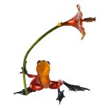 Tim Cotteril Polychrome Bronze Frog