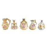 Five (5) Teplitz Porcelains