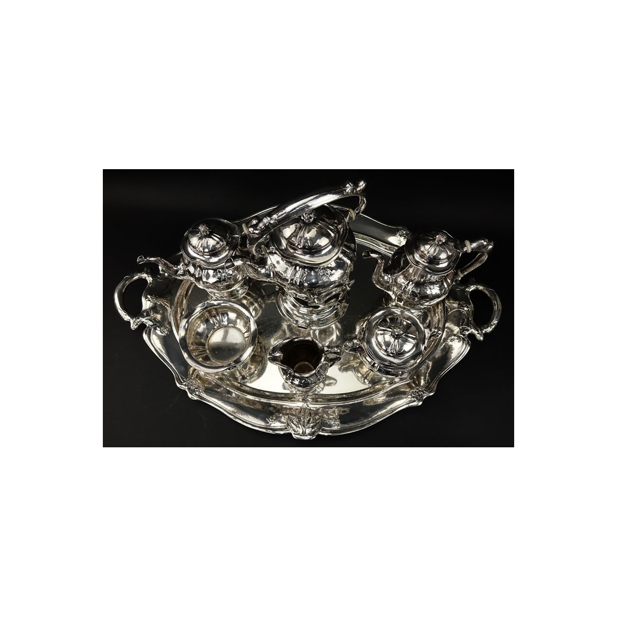 Gorham Martele Silver Coffee Service - Image 4 of 8