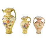 Three (3) Turn Teplitz Porcelains