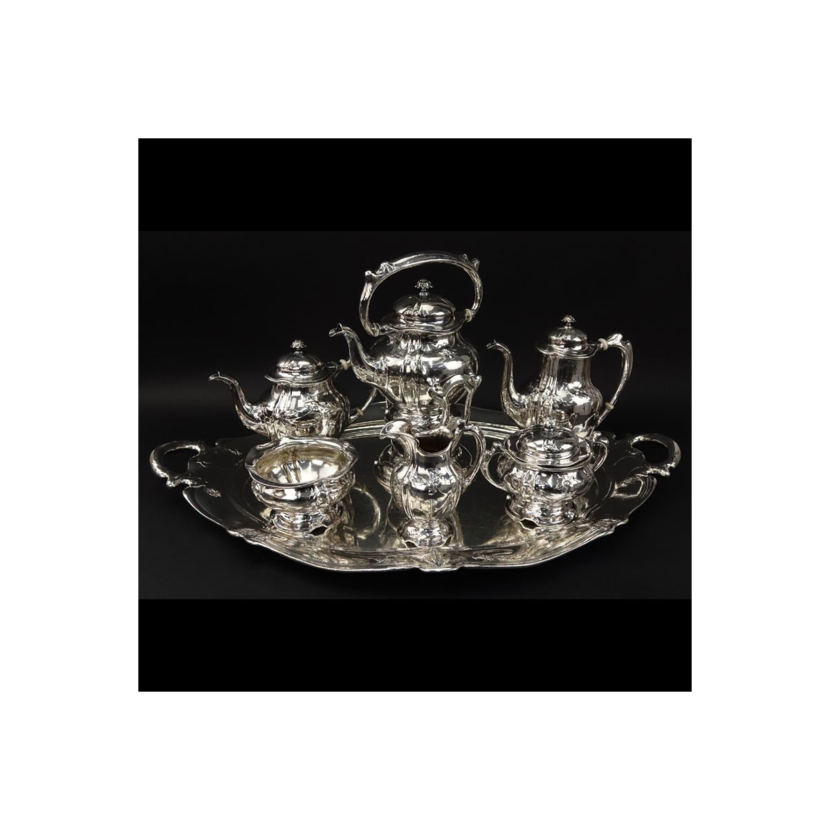 Gorham Martele Silver Coffee Service - Image 2 of 8