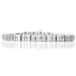 6.5ct TW Diamond and 14K Gold Bracelet