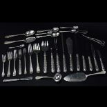 R. Garrard Sterling Silver Flatware In Chest