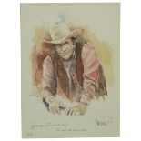 Buck Taylor Lithograph