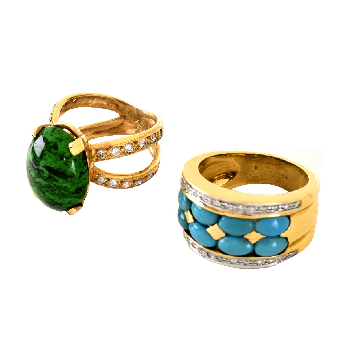Two (2) Vintage 14K Gold Rings - Image 3 of 6