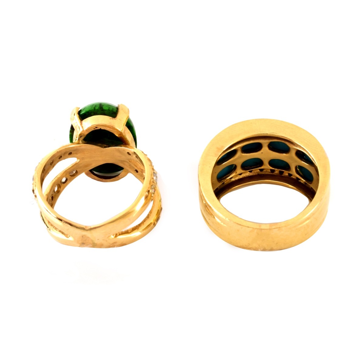 Two (2) Vintage 14K Gold Rings - Image 4 of 6