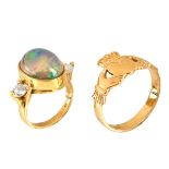 Two (2) Vintage Gold Rings