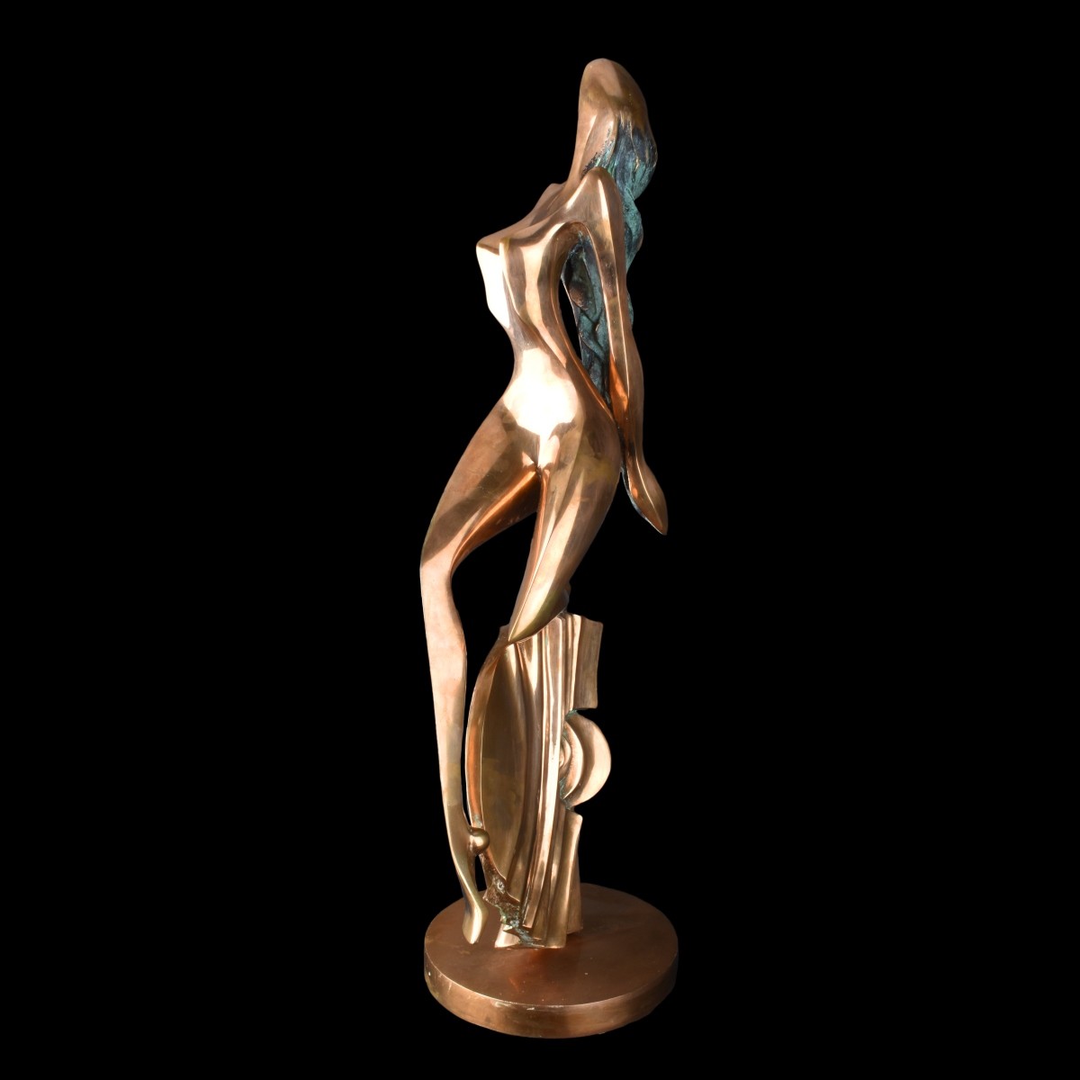 A. Florese Bronze Sculpture - Image 2 of 5