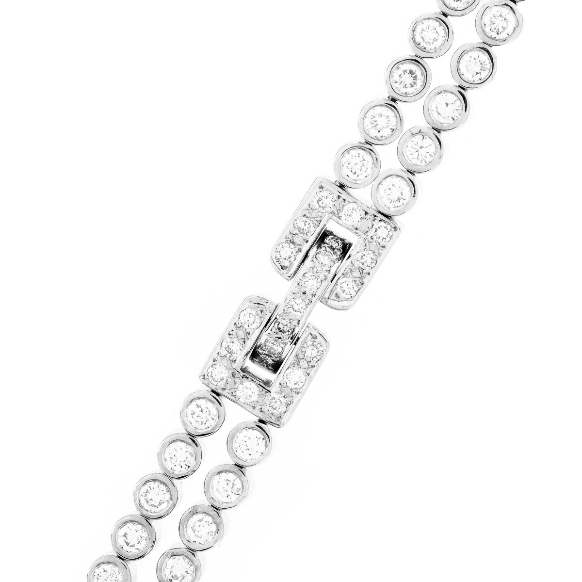 9.50ct Diamond and 14K Gold Bracelet - Image 3 of 5