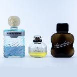 Grouping of Three (3): Yves Saint Laurent Factice, Rochas "Eau de Roche" Factice, Borsalino Factice