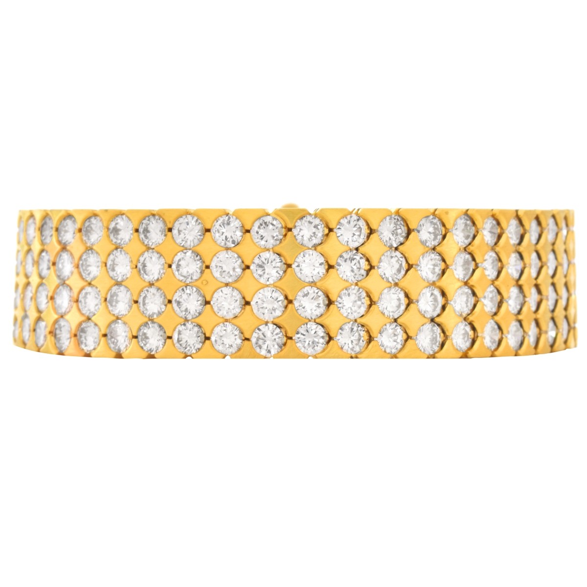 22.0ct TW Diamond and 18K Gold Bracelet - Image 2 of 5