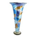 Large Art Glass Vase