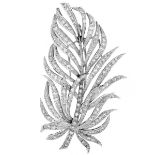 Art Deco Diamond Brooch