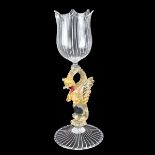 Venetian Glass Dragon Goblet