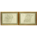 Pair Antique Map Engravings