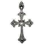 Antique Diamond Cross Pendant