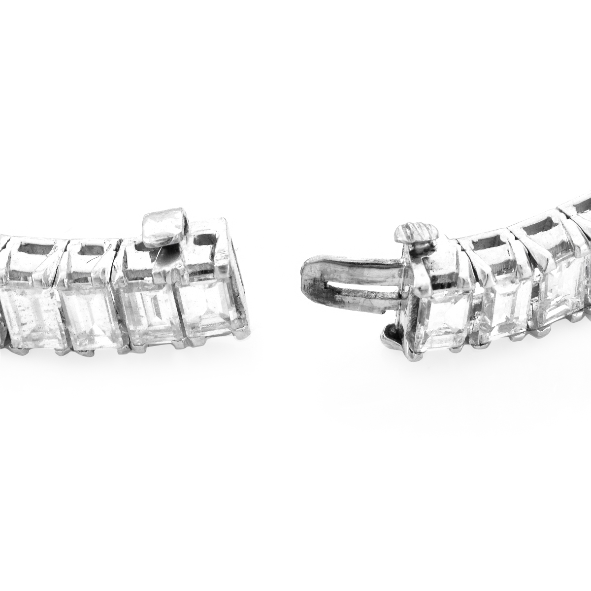 Art Deco Diamond and Platinum Bracelet - Image 4 of 5