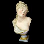 A. Carrier Belleuse Porcelain Bust