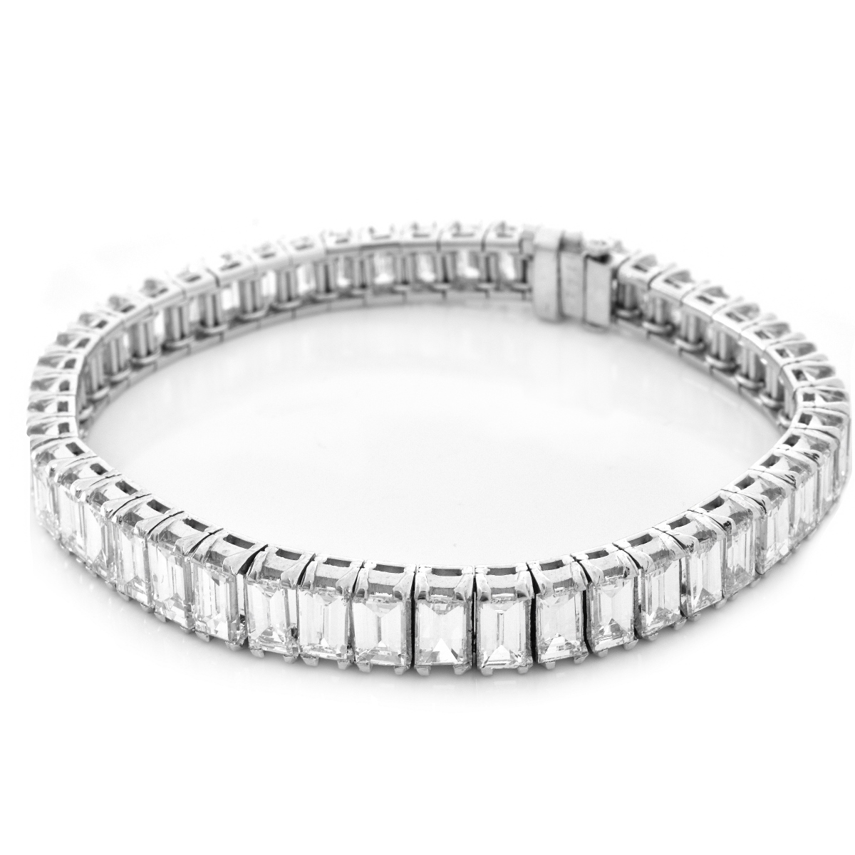 Art Deco Diamond and Platinum Bracelet