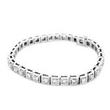 Diamond and 14K Tennis Bracelet