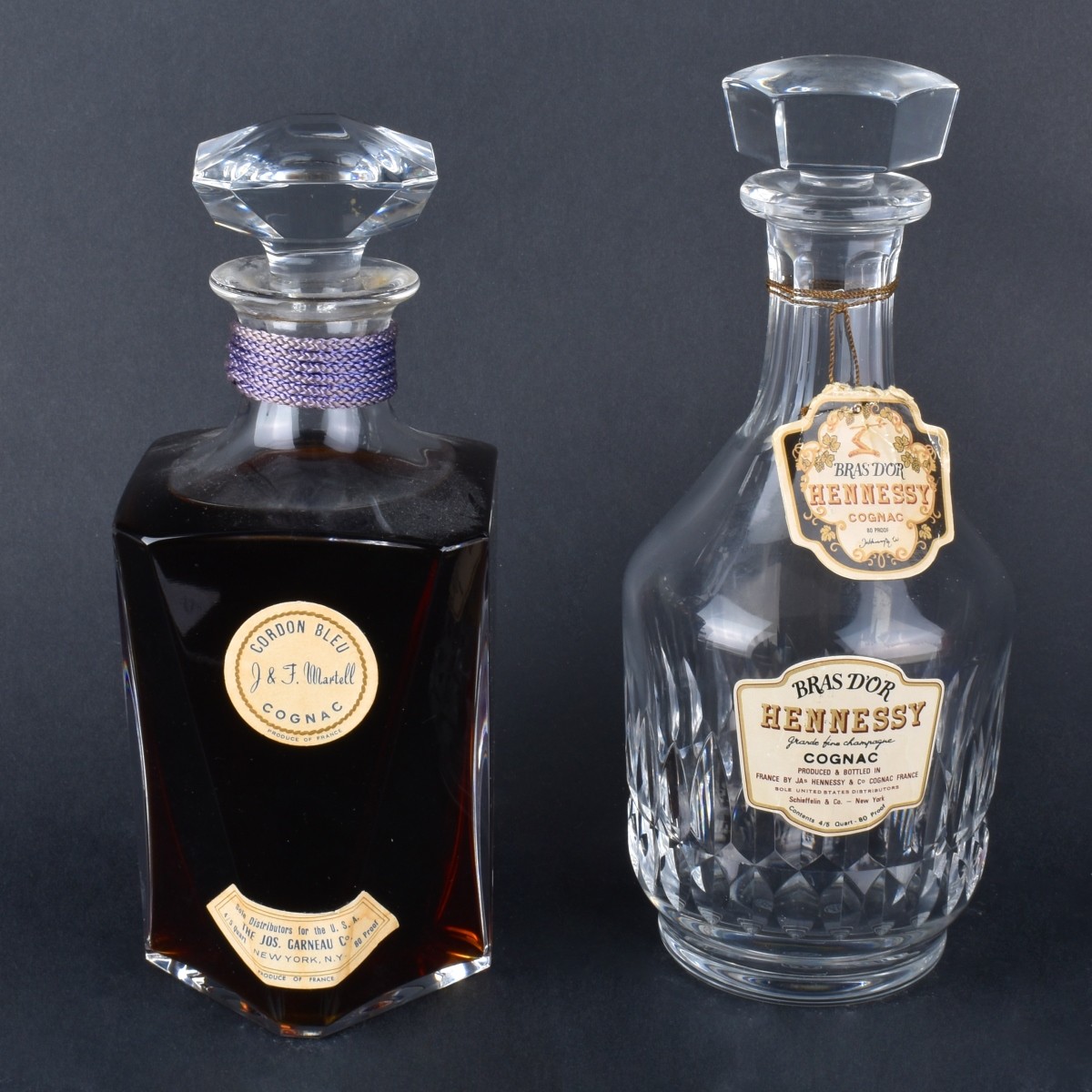 Two Baccarat Decanters