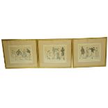 3 Antique Engravings