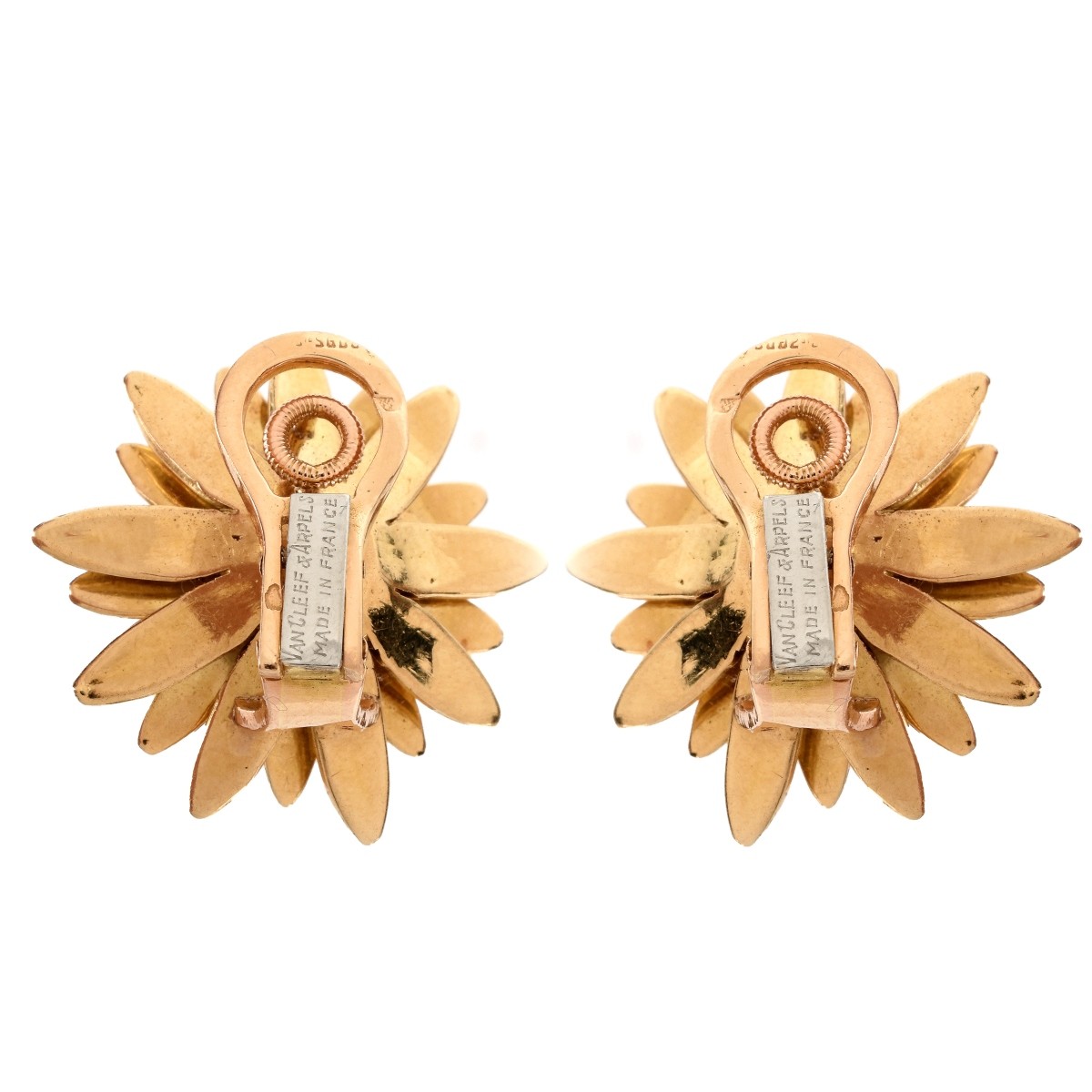 Vintage Van Cleef & Arpels 18K Earrings - Image 3 of 3